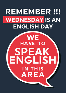 English language day area  banner, concept, card vector rady to print