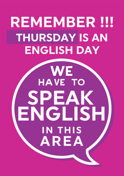 English language day area  banner, concept, card vector rady to print