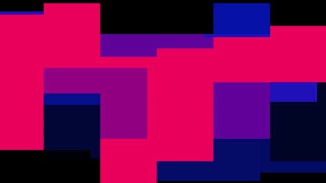 Abstract Square Geometric Surface Loop 1A: light bright clean minimal squares grid pattern, random waving motion background. Animation 3D Seamless geometric squares, minimalist design, modern texture