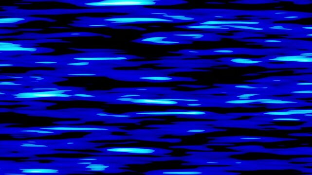 Close-up view of flickering river waves in slow motion, seamless loop background, Wild mountain river water surface background. Slow motion.
