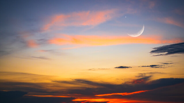 Islam moon star night isra miraj namaz sunset background mubaruk greeting islam ramadan element masjid aqsa hajj kaaba umrah eid arabian religion islamic arab muslim greeting miraj kaaba