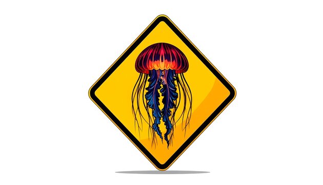Caution diamond symbol with flame and gas cylinder.