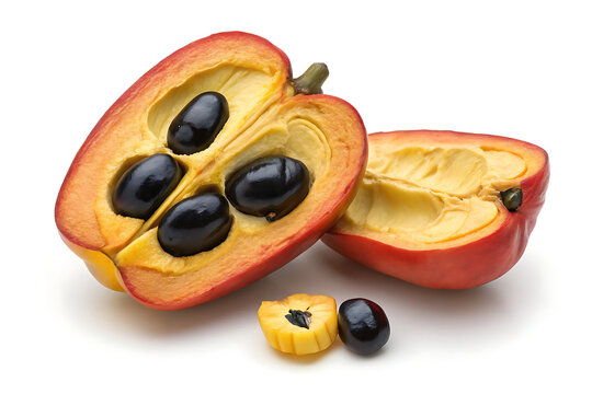 Ackee Isolated on white background