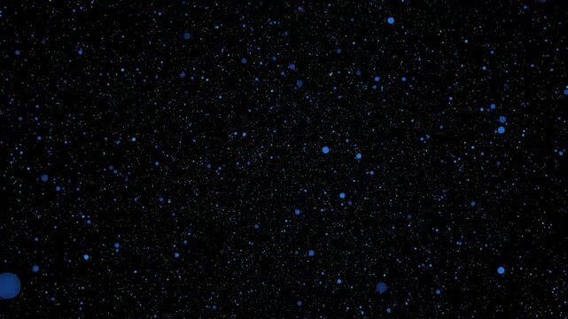 Starry night sky time-lapse deep cosmic space with twinkling stars, milky way background, 4k ultra hd
