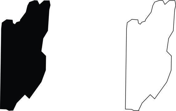 map of belize set bundle . black silhouette. flat. laser cut. circuit vinyl cut. commercial use	
