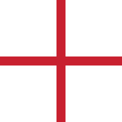 Obraz premium 3d flag of england, flag bunting of england, flag of england
