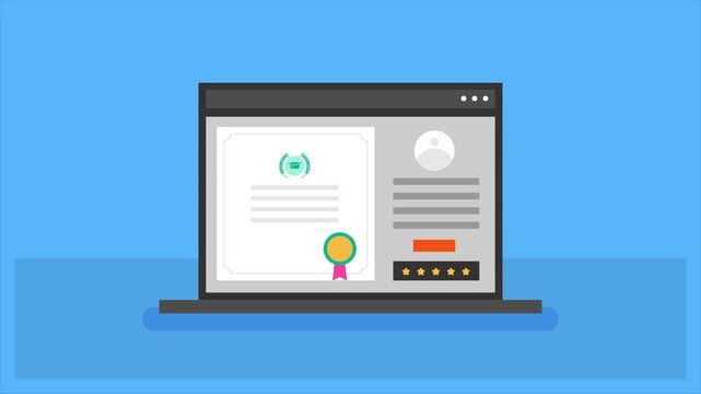Online education institute offers certification for course completion based on examination grades earned in online courses across various streams and skills.