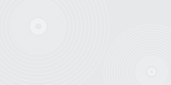 Abstract white geometric lines glowing on gray background. Modern shiny blue circle lines pattern. Futuristic technology concept. vecor.