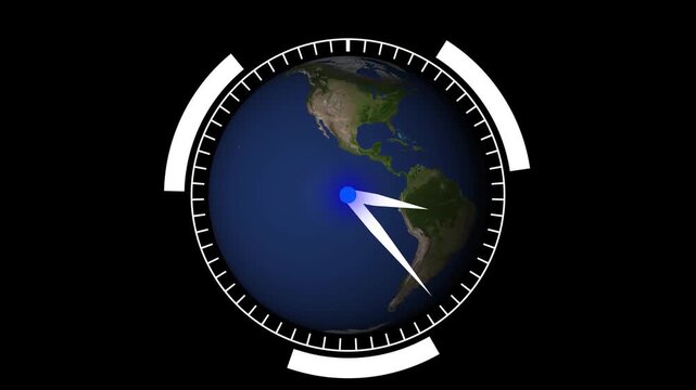 Digital countdown clock timer dashboards track international world time zone parameters. Global business milestone presentation slides use a digital countdown clock timer.