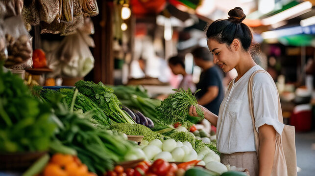 Thai Market Travel and Culture Stock Photo 309