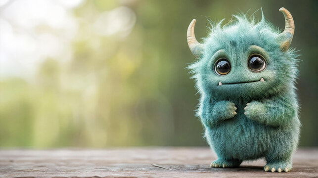 Cute Monster Creative Surreal Stock Image 276