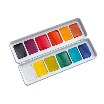 watercolor paints set