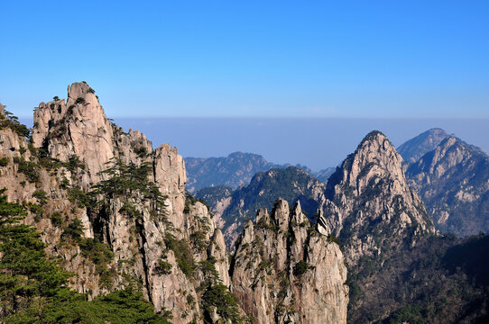 Natural Scenery of Mount Huangshan Scenic Area, Anhui, China