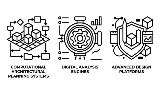 Computational architectural planning and advanced design systems with computational architecture planning analysis technology advanced engineering construction development automation
