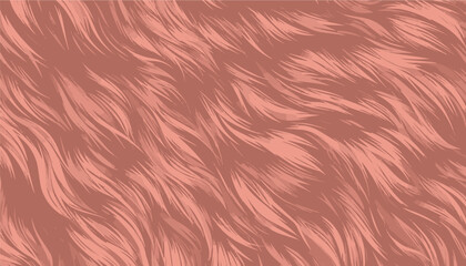 Soft pink fur texture background. Pink faux fur texture background vector. Pink sheep fur natural sheepskin background in seamless vector style. Fluffy fur pattern for fashion, beauty branding. © Bediha Duru Öksüz