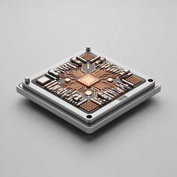 Advanced AI Semiconductor Microprocessor and Next Generation Quantum Computing Chip