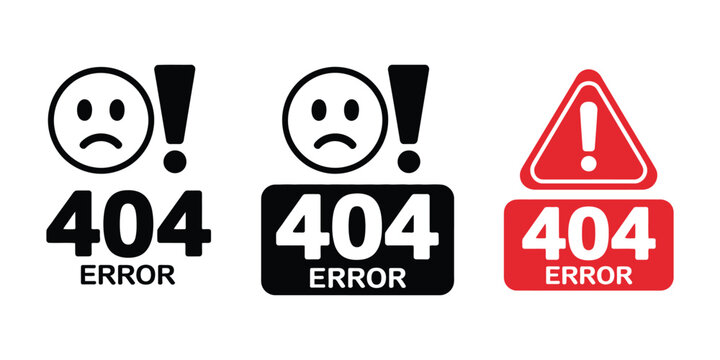404 error icon, technical difficulties, page not found, online problem, website failure, web interface, vector illustration for digital support.