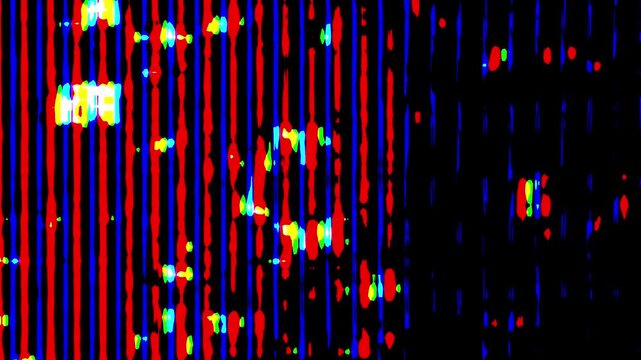 VHS Style Analog Noise Background Material