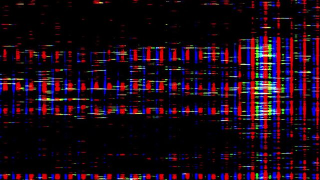 Cyberpunk Screen Distortion and Glitch Art