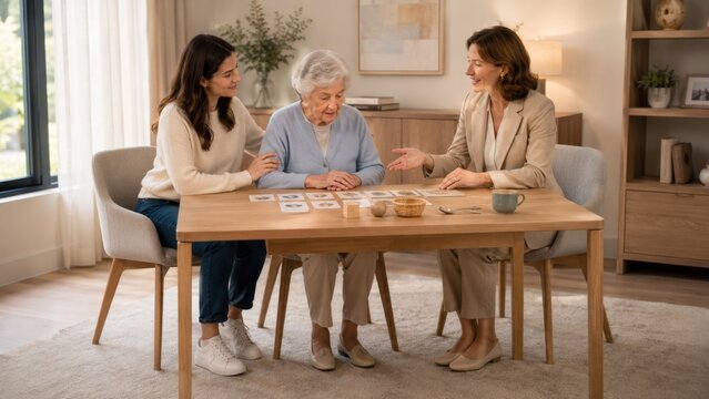 Senior Speech Therapy Session