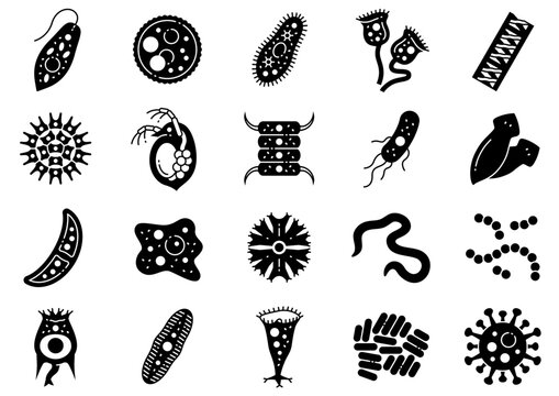 微生物アイコン02　Microorganism Icon