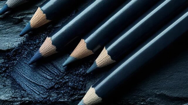 close up of pencils