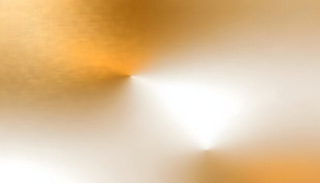 Metallic gold and white gradient background, with a soft, luminous glow and, smooth texture effect