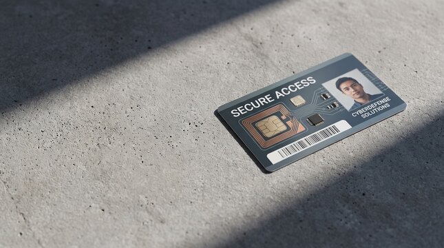 Smart Security Access Card Swiping on RFID Reader Scanner