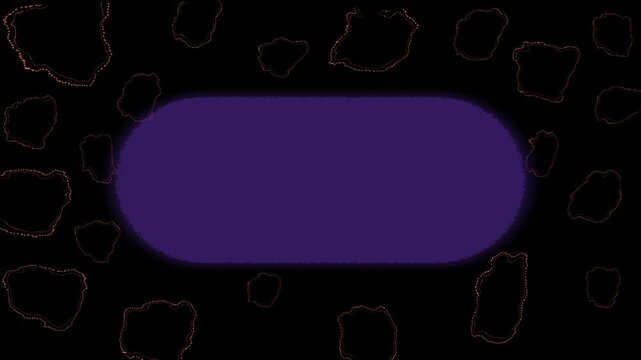 Animated Rounded Rectangle UI Motion Graphics Background