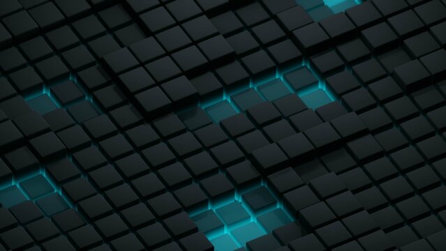 Abstract 3D Cube Background