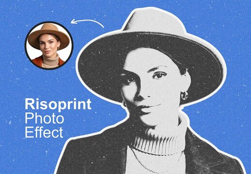Risoprint Photo Effect