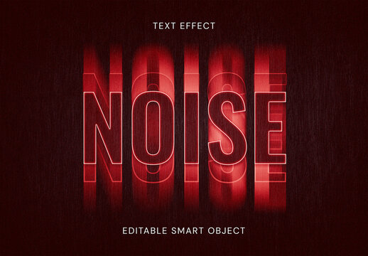 Prismatic Lines Text Effect
