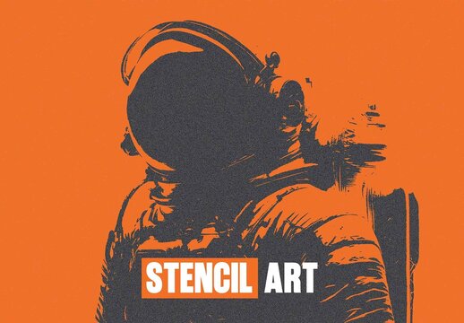 Stencil Art Photo Effect