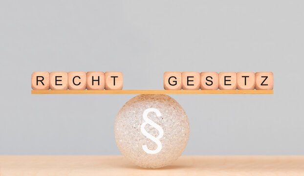 Recht und Gesetz sind im Gleichgewicht
