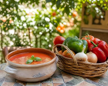 Gazpacho, salutare e fresco piatto estivo per una dieta sana e vegetariana
