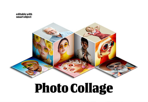 Photo Collage Mockup