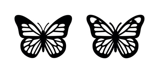 Beautiful Butterfly with Detailed Wing Patterns Icon © liubomir118809
