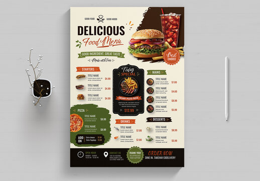 Food Menu Template