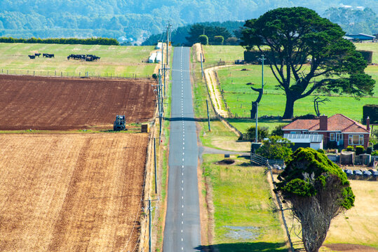 Agricultural Fields in North West Tasmania