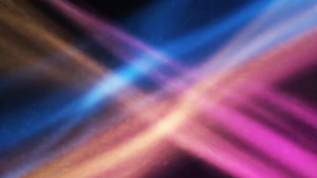 Colorful abstract blurred streaks move in a smooth loop for an extended period
