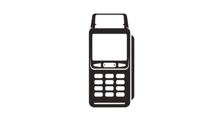 Payment terminal POS machine icon vector illustration © Stock