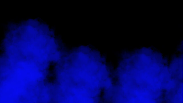 Blue smoke fog abstract background texture	