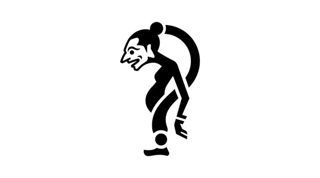 Indonesian Wayang Kulit Shadow Puppet Icon: Traditional Cultural Performance Art