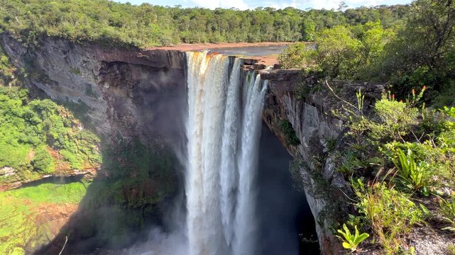 Kaieteur Falls in National park Essequibo Guyana