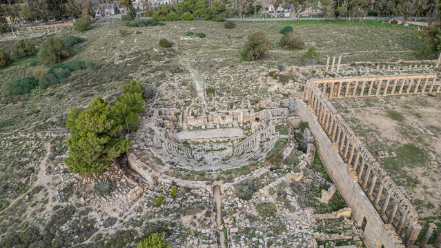 Explore the remains of ancient architecture in Cyrene, a UNESCO site in Eastern Libya with a rich history and stunning landscapes