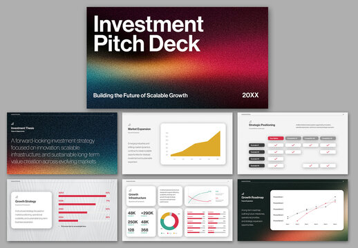 Investment Pitch Deck Layout