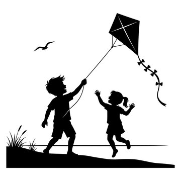 Kids and kite
