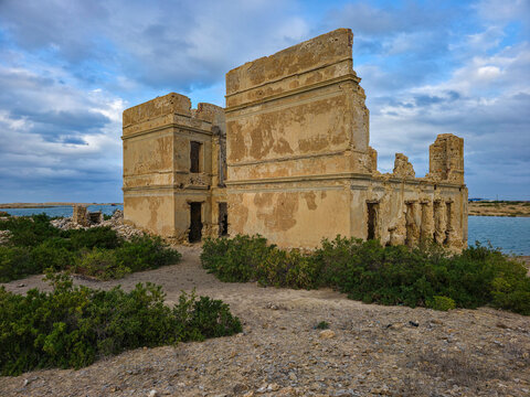 Exploring the historic ruins on Suakin Island near the Red Sea coast in Sudan