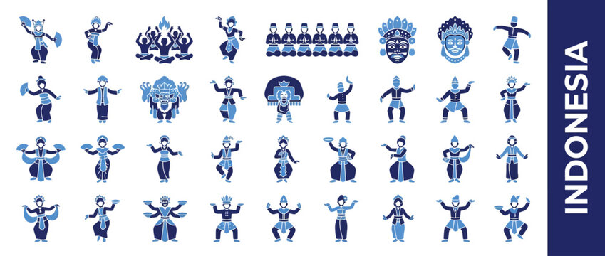 Traditional Dancers and Masks Collection