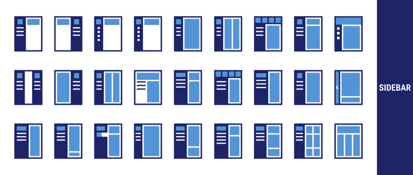Website Layouts with Sidebar Variations